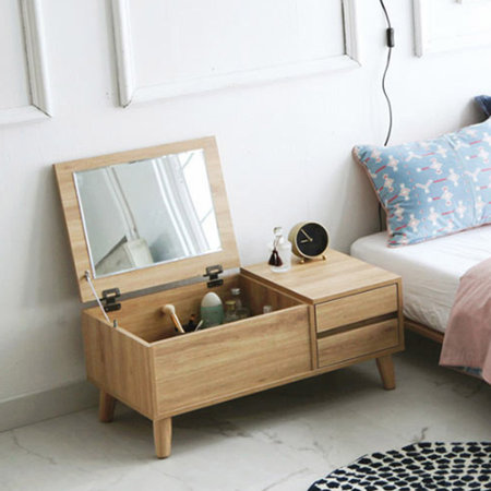 몬타나 좌식화장대 오크