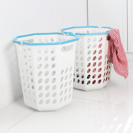 다용도팔각세탁빨래바구니2개