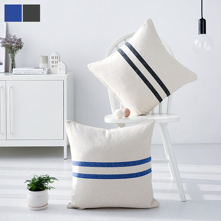 DUJUL 쿠션커버 50x50 블루