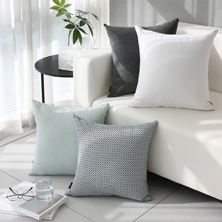 XXXX판매종료XXXX아론 쿠션커버 (4color) 워싱린넨 민트