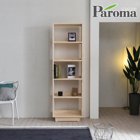 마벨원목5단600책장HD 내추럴