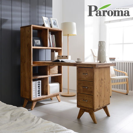 엘모원목도장4단800H형책상세트HD 엔틱