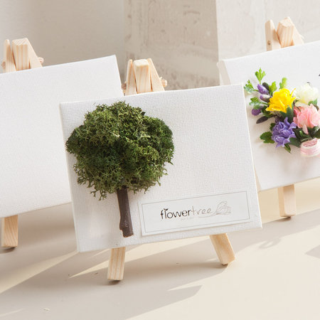 미니캔버스이젤set 10cm (조화) FDIYFT 화이트