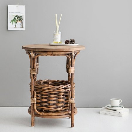 PASAR 원형테이블 45 라탄 CR0026