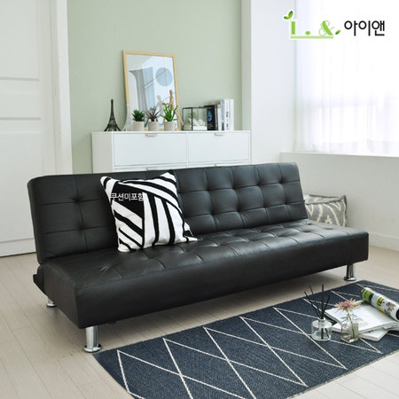 접이식쇼파베드U형LDT 블랙