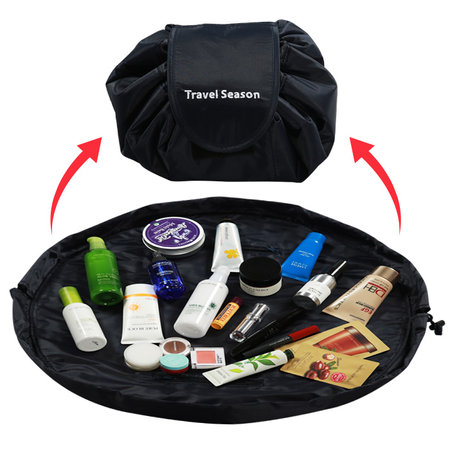 여행용 대용량 화장품파우치 (핑크) NO.1400