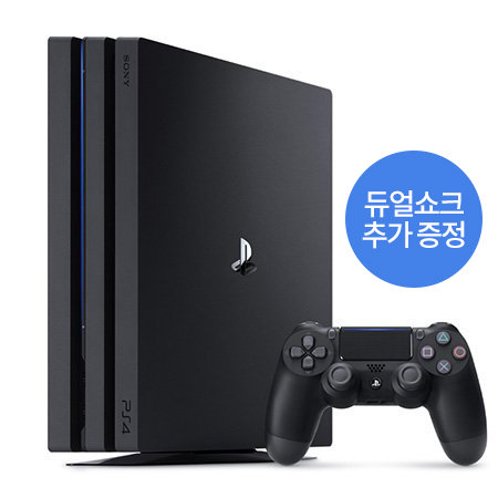 PS4 Pro 1TB 제트블랙 [7218] + PS4 듀얼쇼크4 무선컨트롤러[제트블랙]