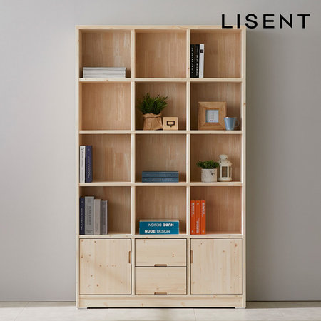 로렌스 원목 책장 1200