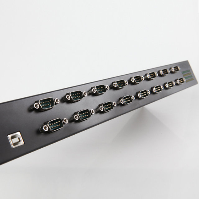 16포트 USB to RS232/422/485 시리얼허브 NEXT-232RS16