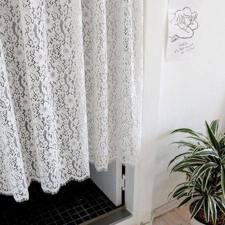 플라워캐슬 레이스 가리개커튼