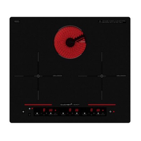 빌트인 하이브리드 3구 CIR-S3300DSBE (인덕션2구+하이라이트1구)