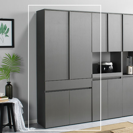 티티 그레이 주방수납장 1800 그레이