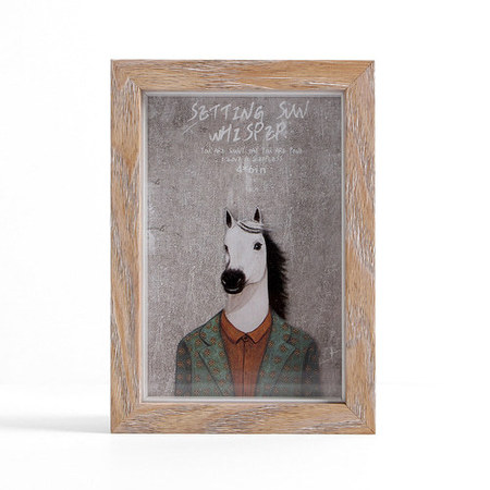  빈티지 북유럽 디자인 액자 1개(랜덤) 