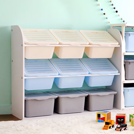 레브 장난감 정리함 트리플 3단 패키지