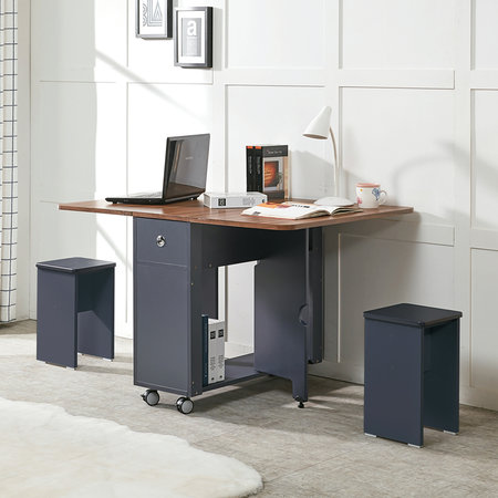 데이즈 1200 폴딩 테이블 스툴 2인세트 JF