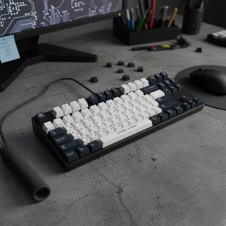 [정품] 덱키보드 CBL-87XN 거북선 BK 기계식키보드 청축