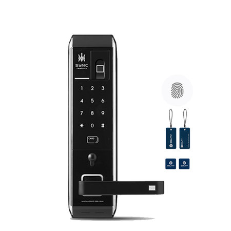 [셀프시공]솔리티 TM-902 지문인식 도어락 번호키