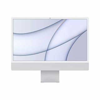 아이맥 24 M1, 8코어 CPU, 7코어 GPU, 8GB RAM, 256GB SSD - 실버 [MGTF3KH/A]