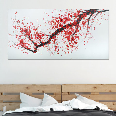 핸드페인팅 캔버스 액자 스프링블러썸 (120x60cm)