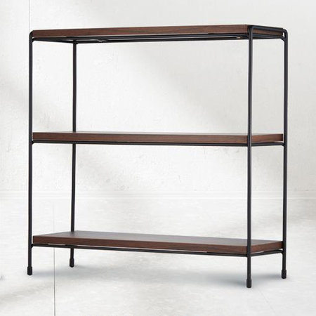 더너음 미니선반 3단 완제품 다용도 수납 정리대 주방 카페 블랙