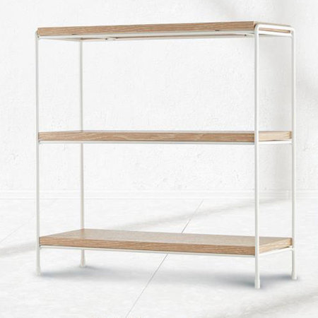 더너음 미니선반 3단 완제품 다용도 수납 정리대 주방 카페 화이트