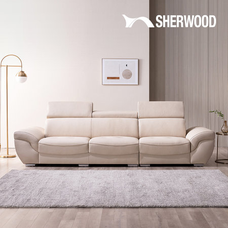 바루 4인 아띠잔 내추럴 천연통가죽 기능성 소파