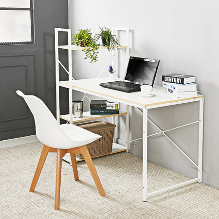 화이트 마틴 H형 책상 1200