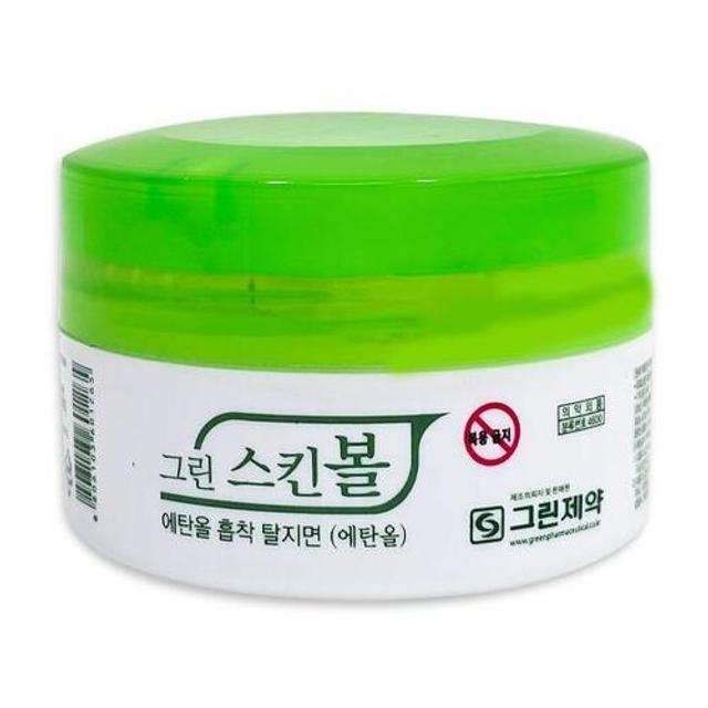 그린 스킨볼 47g x 18통 에탄올 스왑 탈지면 알콜솜