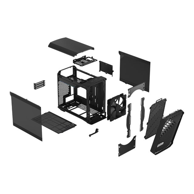 [서린공식] Fractal Design Torrent NANO 블랙 TG DARK TINT