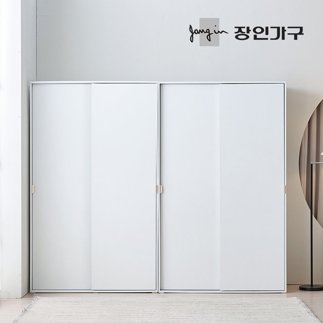 코라 2400 슬라이딩 옷장 세트 1200 (행거형,2개)