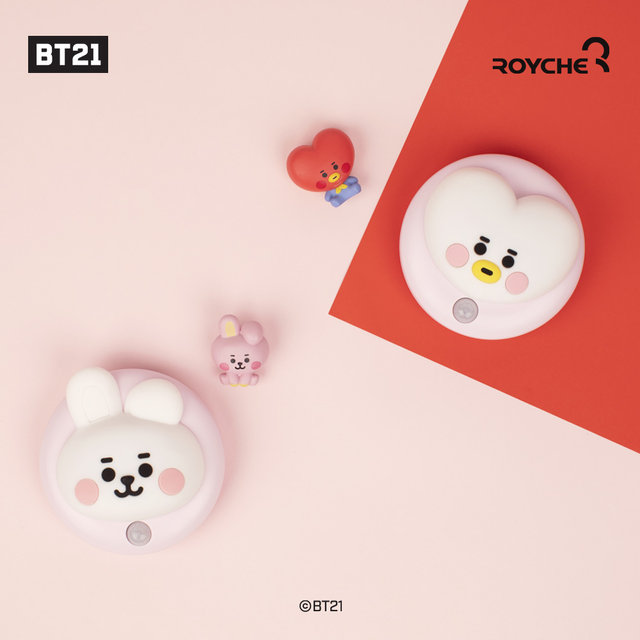 ROYCHE 우주스타 BT21 센서무드등 치미 BT21-RSL-BABY-CM