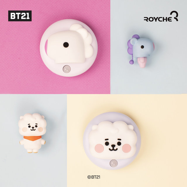 ROYCHE 우주스타 BT21 센서무드등 치미 BT21-RSL-BABY-CM