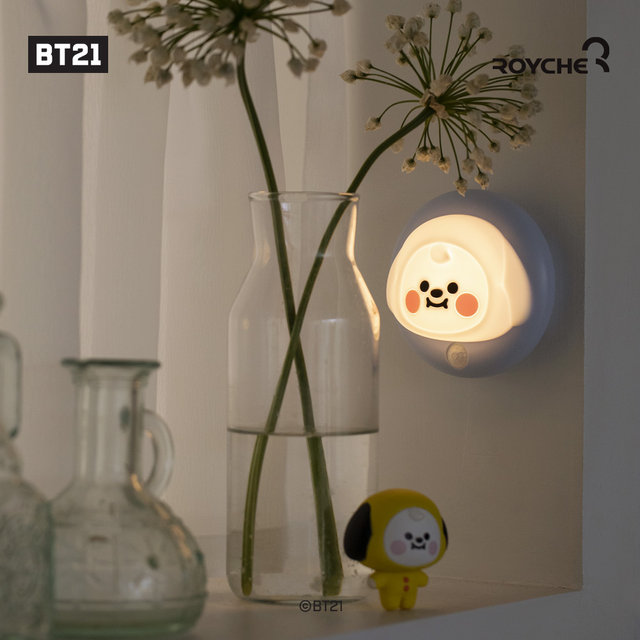 ROYCHE 우주스타 BT21 센서무드등 치미 BT21-RSL-BABY-CM