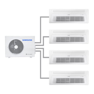 가정용 무풍 시스템에어컨 AJ30BSS4P36SSY 114.6㎡ (4마력4실/다배관) 1