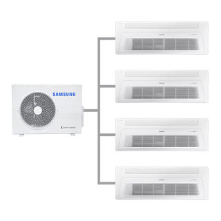 가정용 무풍 시스템에어컨 AJ40CSS4P38CSY 121.9㎡ (5마력4실/단배관) 1