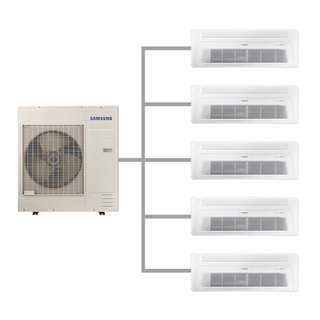 가정용 무풍 시스템에어컨 AJ50CSS5P55CSY 178.1㎡ (6마력5실/단배관) 1