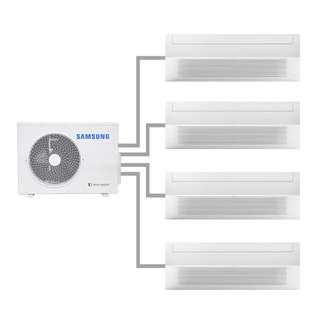 가정용 무풍 시스템에어컨 AN30BSX4P36CSY 83.8㎡ (4마력4실/다배관) 1