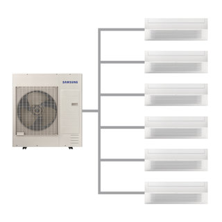 가정용 무풍 시스템에어컨 AN50CSU6P54SSY 173.1㎡ (6마력6실/단배관) 1