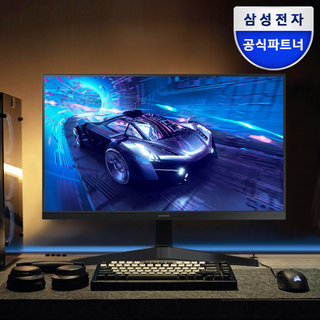 삼성전자 LS24F330 60.4cm(24인치) 베젤리스 100Hz 컴퓨터 모니터 LS24F330EAKXKR 1