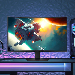 2025 삼성 오디세이 G7 G75F LS37FG750EKXKR 4K UHD 165Hz 커브드 게이밍 모니터 1