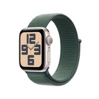 [박스미개봉-박스훼손] 애플워치SE 40mm, GPS (스타라이트 알루미늄, 레이크 그린 스포츠루프, Regular)-[MXEH3KH/A]