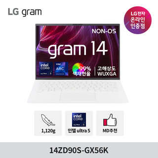 LG그램 14ZD90S-GX56K 인텔 울트라5 16GB 256GB+HDMI 케이블 추가증정 1