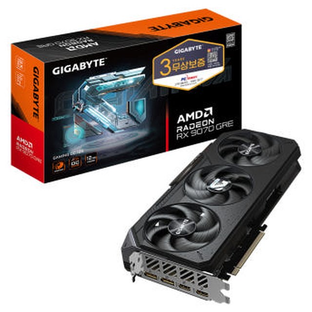 GIGABYTE 라데온 RX 9070 GRE Gaming OC D6 12GB 